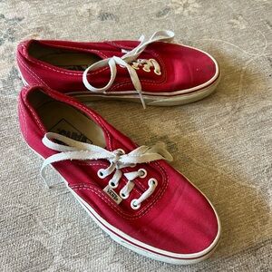 Red Vans